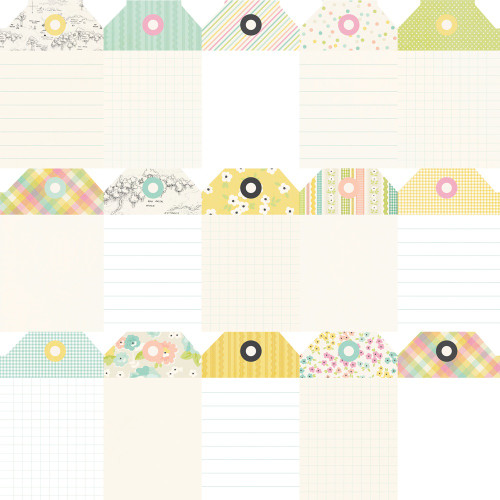 25 Pack - Simple Stories Pooh Baby Double-Sided Cardstock 12"x12"-Tag Elements - 5A003CSD-1H8Z6