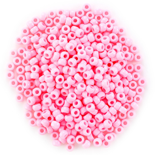 3 Pack - CousinDIY Pony Beads 6mmx9mm 750/Pkg -Pink - 5A0035K5-1H6VB