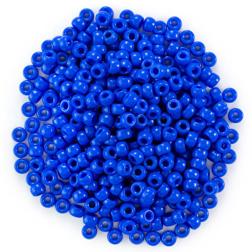 CousinDIY Pony Beads 6mmx9mm 750/Pkg -Blue - 5A0035JZ-1H6TV