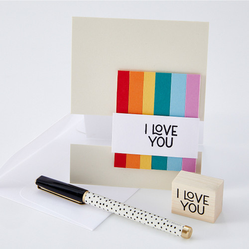 Hero Arts Woodblock Ink 'N Stamp Set-Just A Note - 5A003J7Y-1HDGD Hero Arts Woodblock Ink 'N Stamp Set-Just A Note - 5A003J7Y-1HDGD