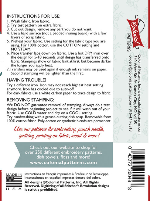 Stitcher's Revolution Iron-On Transfers-Modern Alphabets - SR-1HDNR