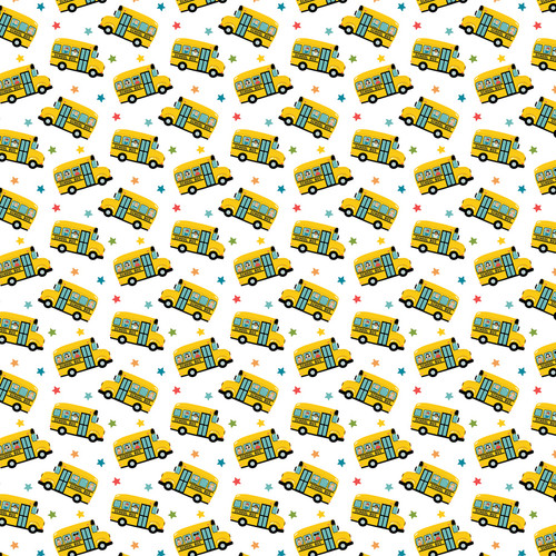 25 Pack - Echo Park Field Trip Double-Sided Cardstock 12X12"-Load Up The Bus - 5A003D1Q-1H99H