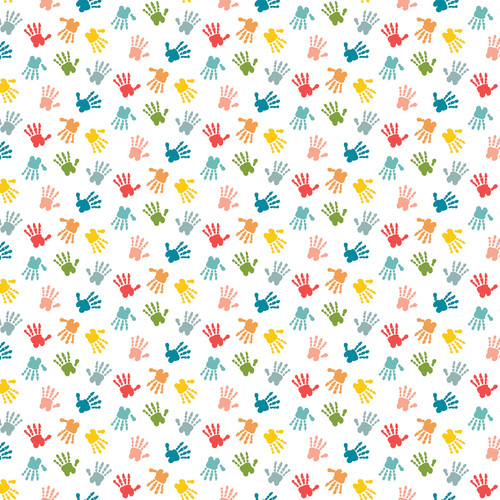 25 Pack - Echo Park Field Trip Double-Sided Cardstock 12X12"-Messy Handprints - 5A003D1Q-1H99Y