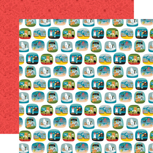 25 Pack - Echo Park Field Trip Double-Sided Cardstock 12X12"-Adventure Snapshots - 5A003D1Q-1H9B0 - 810192596966