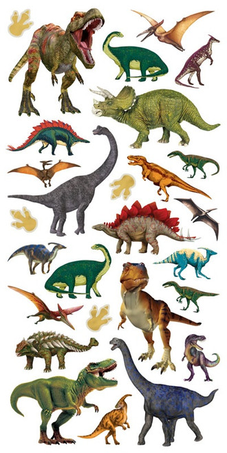 Paper House Decorative Stickers-Dinosaurs - 5A003JHH-1HDTS - 767636852464 Paper House Decorative Stickers-Dinosaurs - 5A003JHH-1HDTS - 767636852464