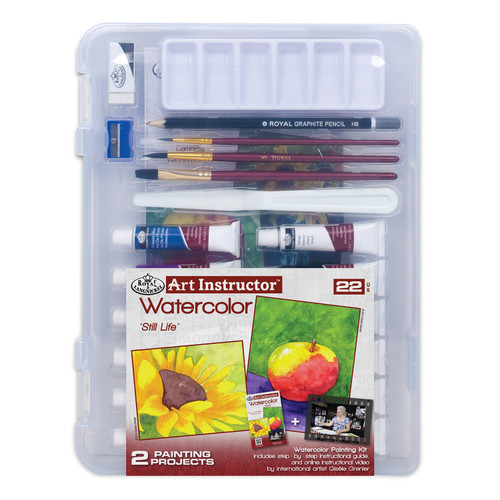 Art Instructor Watercolor Clearview Art Set-Small - 22pc - RWAT3102 - 090672079725 Art Instructor Watercolor Clearview Art Set-Small - 22pc - RWAT3102 - 090672079725