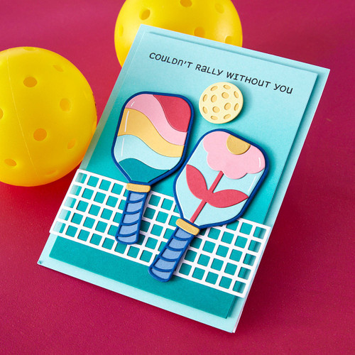 Spellbinders Clear Stamp & Die Set-This is Life, Born To Dink - 5A003J7N-1HDFC