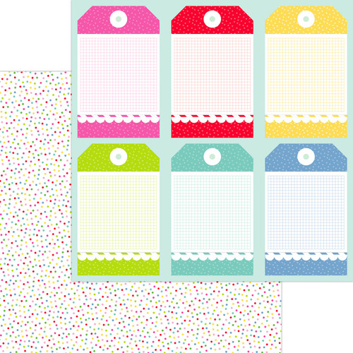 25 Pack - Doodlebug Oh What Fun Double-Sided Cardstock 12"X12"-Spot Of Cheer - 5A003D7V-1H9HH - 842715089907