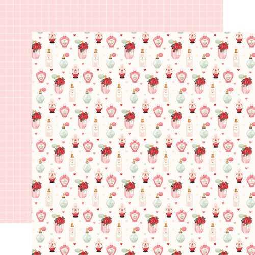 25 Pack - Carta Bella Be Mine Double-Sided Cardstock 12"X12"-Eau De Parfum - 5A003D2J-1H9BW - 810192597468