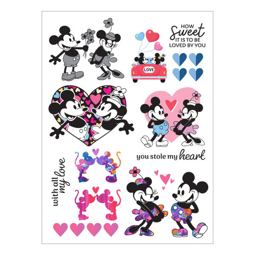 Spellbinders Rub-Ons From Say Cheese Classic Mouse-Love - 5A003J65-1HDD8
