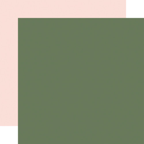 25 Pack - Carta Bella Wine Double-Sided Cardstock 12"X12"-Green & Light Pink - 5A003D37-1H9CG - 810192597819