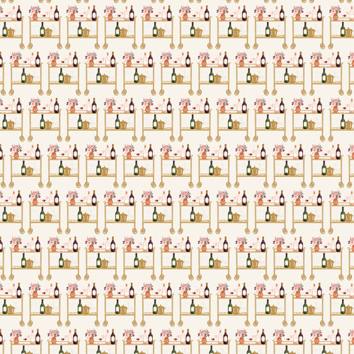 25 Pack - Carta Bella Wine Double-Sided Cardstock 12"X12"-Drink Cart - 5A003D37-1H9CR