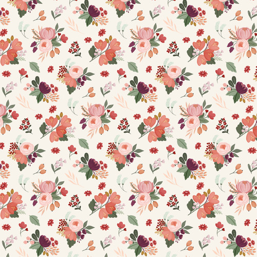 25 Pack - Carta Bella Wine Double-Sided Cardstock 12"X12"-Vineyard Blooms - 5A003D37-1H9CT