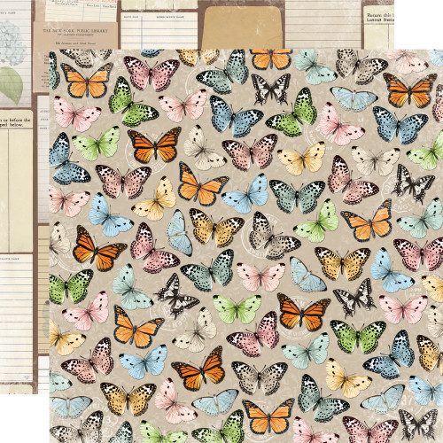 25 Pack - Simple Stories Vintage Junk Double-Sided Cardstock 12"x12"-Beauty In The Details - 5A003CRW-1H90X - 810191522065