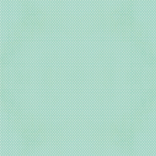 25 Pack - Simple Stories Pooh Baby Double-Sided Cardstock 12"x12"-Robin's Egg Gingham - 5A003CSD-1H917