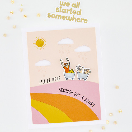 Hero Arts Stamp & Cut Set-We All Started Somewhere - 5A003J7D-1HDDP