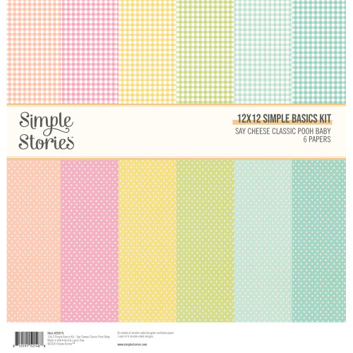 Simple Stories Simple Basics Kit 12"x12"-Classic Pooh Baby - 5A003CRF-1H8ZY - 810191521488