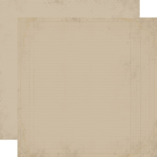 25 Pack - Simple Stories Vintage Junk Double-Sided Cardstock 12"x12"-Willow - 5A003CRW-1H92L - 810191522201