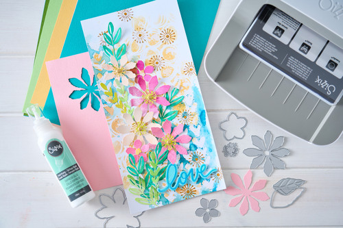 Sizzix A6 Layered Stencils By Vicki Boutin 4/Pkg-Buildables Backgrounds #1 - 5A003DJ1-1H9RL Sizzix A6 Layered Stencils By Vicki Boutin 4/Pkg-Buildables Backgrounds #1 - 5A003DJ1-1H9RL