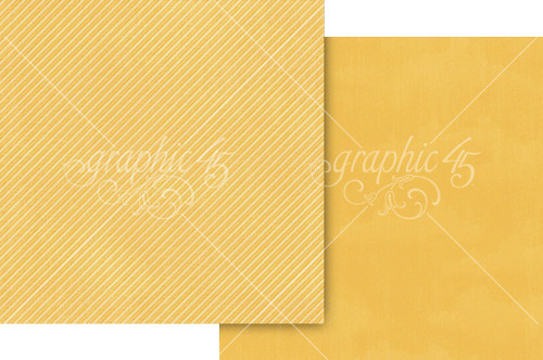 15 Pack - Graphic 45 Wonder Of OZ Double-Sided Cardstock 12"X12"-Brick Road Yellow Pattern - 5A003DCN-1H9MD - 810070168247