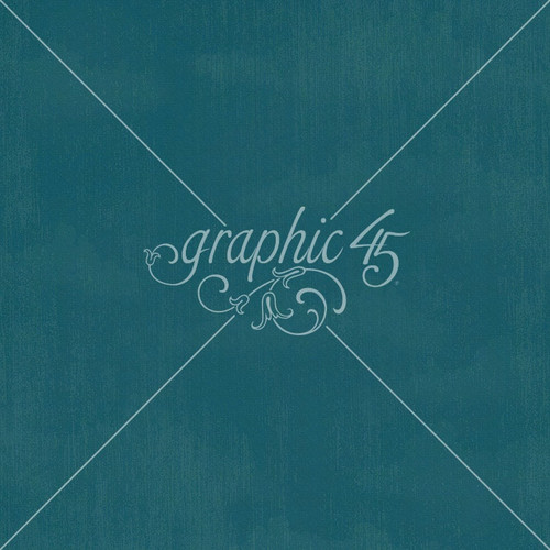 15 Pack - Graphic 45 Wonder Of OZ Double-Sided Cardstock 12"X12"-Sky Blue Pattern - 5A003DCN-1H9ML