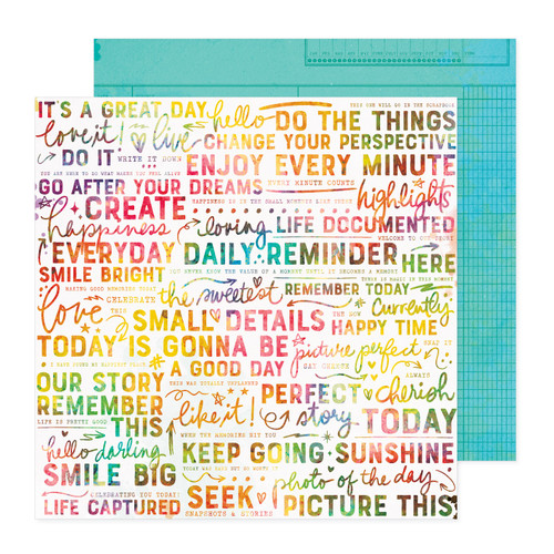 25 Pack - Vicki Boutin Bold And Bright Double-Sided Cardstock 12"X12"-Daily Reminder - A50026K4-G191R - 765468077550 25 Pack - Vicki Boutin Bold And Bright Double-Sided Cardstock 12"X12"-Daily Reminder - A50026K4-G191R - 765468077550