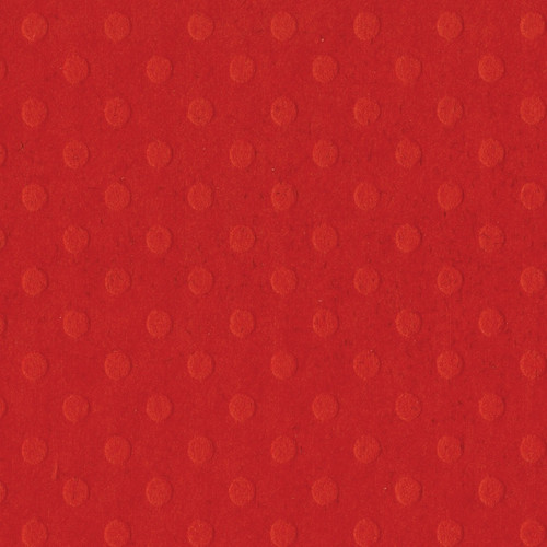 25 Pack - Bazzill Dotted Swiss Cardstock 12"X12"-Fireball - DOTSW12-1322 - 846523013222