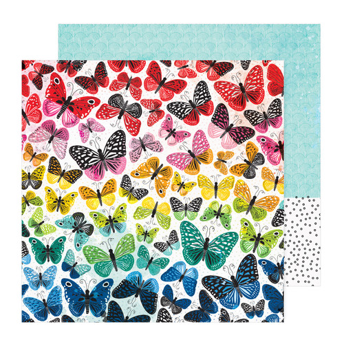 25 Pack - Vicki Boutin Bold And Bright Double-Sided Cardstock 12"X12"-Smile Bright - A50026K4-G1927 - 765468077482