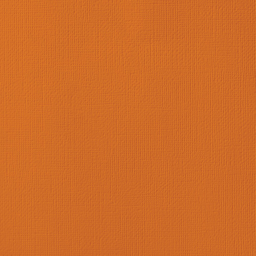 25 Pack - American Crafts 80lb Textured Cardstock 12"X12"-Rust - AM710-465 - 718813714655