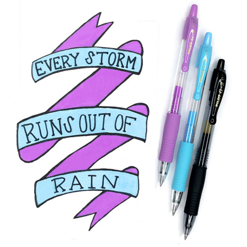 Pilot G2 Retractable Gel Ink Roller 4/Pkg-Fine Point Assorted Colors - 5A0031P4-1H38L