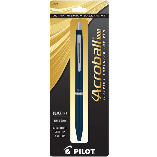 Pilot Acroball 1000 Ultra Premium Ballpoint Pen-Navy Barrel Fine Point Black Ink - 5A0031P6-1H38J - 0072838136534 Pilot Acroball 1000 Ultra Premium Ballpoint Pen-Navy Barrel Fine Point Black Ink - 5A0031P6-1H38J - 0072838136534