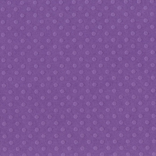 25 Pack - Bazzill Dotted Swiss Cardstock 12"X12"-Grape Jelly - DOTSW12-3082 - 846523030823