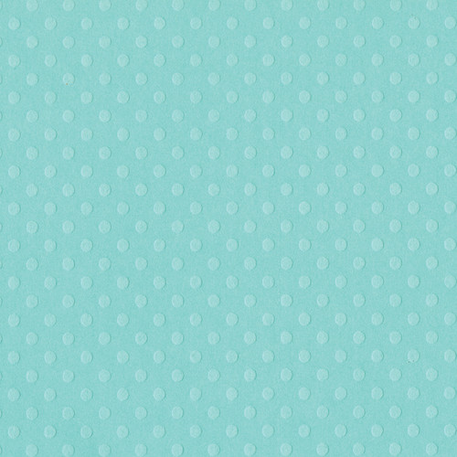 25 Pack - Bazzill Dotted Swiss Cardstock 12"X12"-Julep/Dotted Swiss - DOTSW12-5036 - 846523050364