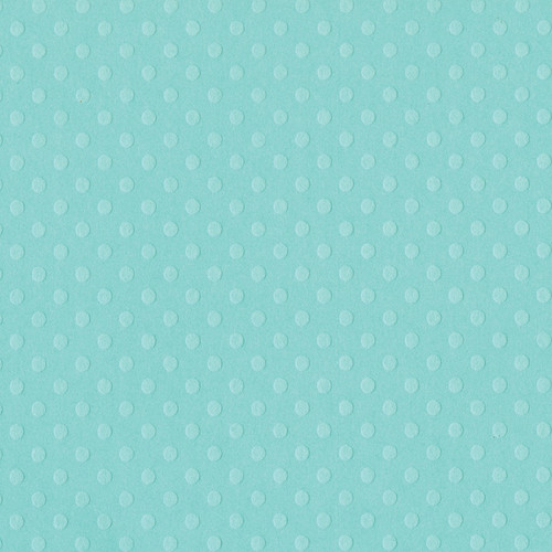 25 Pack - Bazzill Dotted Swiss Cardstock 12"X12"-Julep - DOTSW12-5036 - 846523050364
