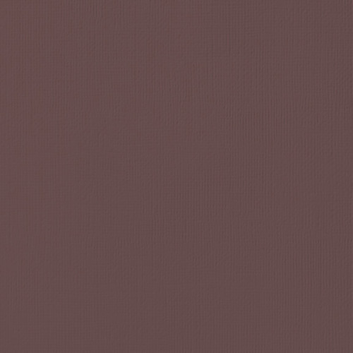 25 Pack - American Crafts 80lb Textured Cardstock 12"X12"-Coffee - AM710-49 - 718813710497