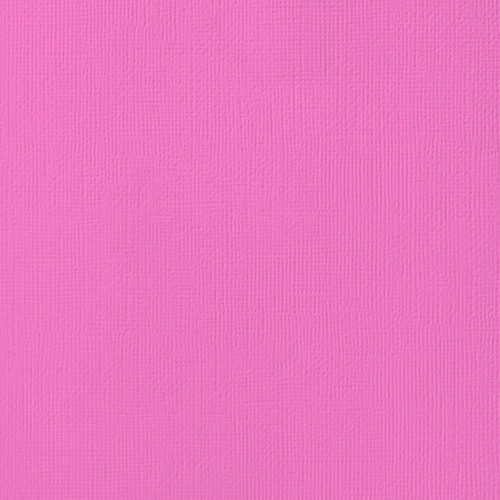 25 Pack - American Crafts 80lb Textured Cardstock 12"X12"-Lip Gloss - AM710-16 - 718813710169