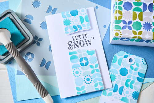 Sizzix Rotating Stencil 4.875"X4.875"-Retro Vibe - 5A00322T-1H3RJ Sizzix Rotating Stencil 4.875"X4.875"-Retro Vibe - 5A00322T-1H3RJ