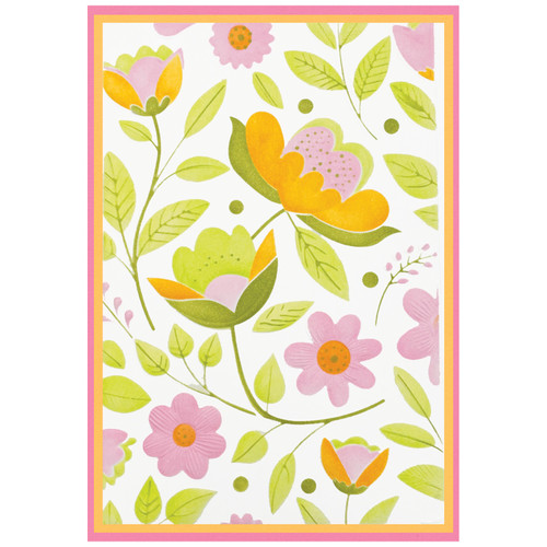 Sizzix A6 Layered Stencils By Catherine Pooler 4/Pkg-Happy Garden #2 - 5A00323K-1H3RH