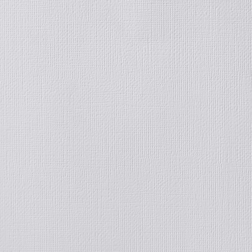 25 Pack - American Crafts 80lb Textured Cardstock 12"X12"-Smoke - AM710-80 - 718813710800