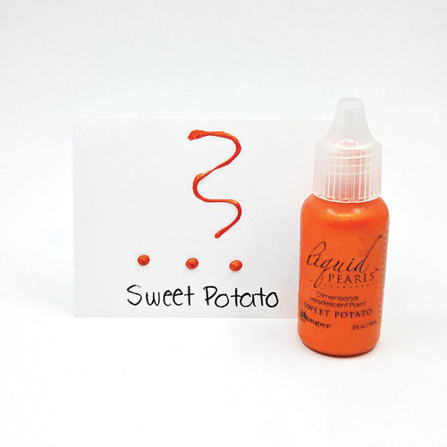 6 Pack - Ranger Liquid Pearls Dimensional Pearlescent Paint .5oz-Sweet Potato - LPL-1HFYX