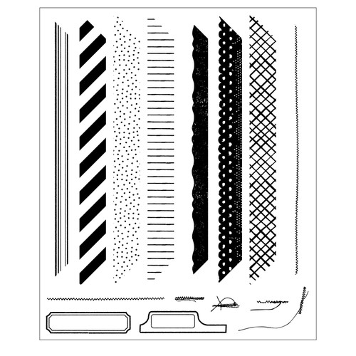 Sizzix Clear Stamp With Framlits Die By 49 & Market 15/Pk-Build-A-Frame - 5A003DJH-1H9QT