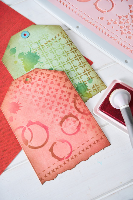 Sizzix A4 Stencil by 49 & Market-Artful Layer - 5A003DJ3-1H9RM