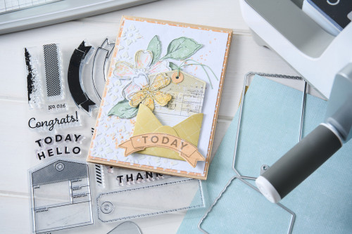 Sizzix A4 Stencil by 49 & Market-Artful Layer - 5A003DJ3-1H9RM