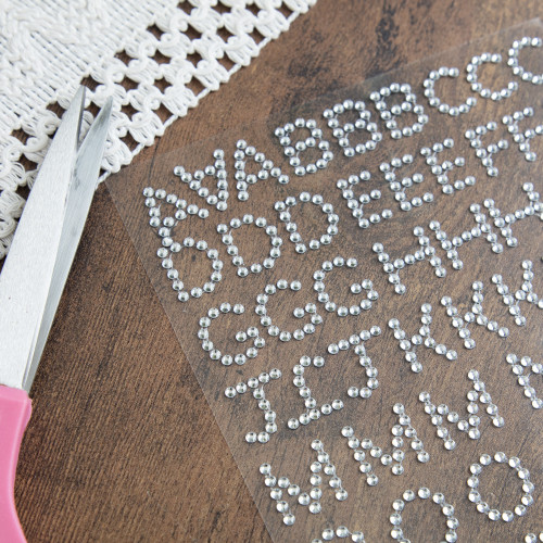 3 Pack - Craft Perfect Bling Sheet 2/Pkg .65"-Crystal Letters - 5A003MW7-1HJBL