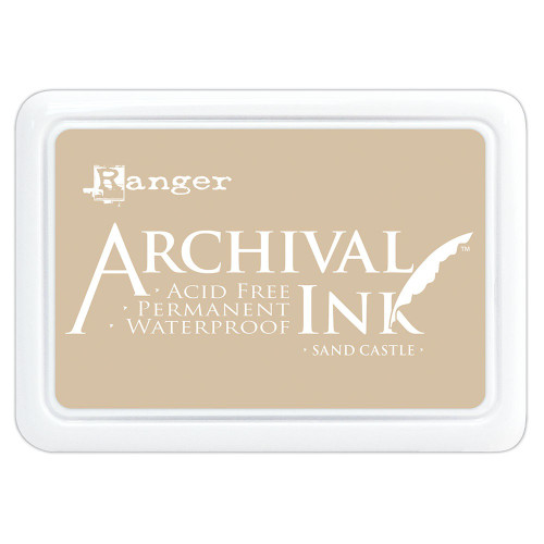 3 Pack - Ranger Archival Ink Pad #0-Sand Castle - AIP-1HFYM - 789541090564