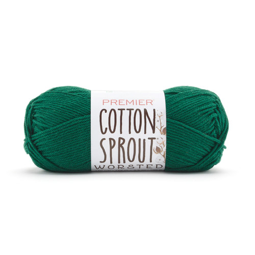 3 Pack - Premier Yarns Cotton Sprout Worsted Yarn-Canopy - 2101-1HFSS - 840166869871