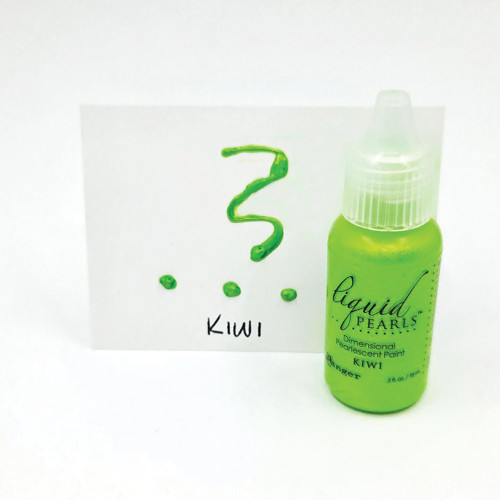 6 Pack - Ranger Liquid Pearls Dimensional Pearlescent Paint .5oz-Kiwi - LPL-1HFYT