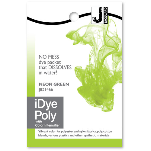 6 Pack - Jacquard iDye Poly Fabric Dye 14g-Green - IPOLY-1HHF0 - 743772005308