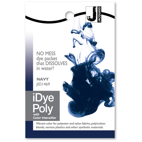 6 Pack - Jacquard iDye Poly Fabric Dye 14g-Navy Blue - IPOLY-1HHF3 - 743772005339