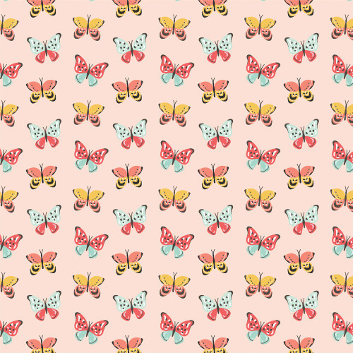 25 Pack - Simple Stories Pink Lemonade Double-Sided Paper12"X12"-Spread Your Wings - 5A003JQ8-1HDX1